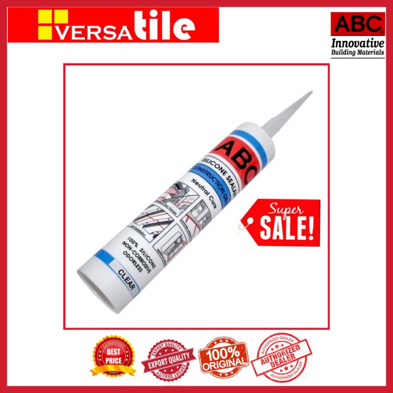 ABC Silicone Sealant Construction Grade 300ml Shopee Philippines