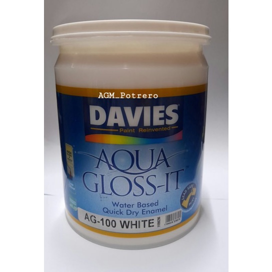 DAVIES AQUA GLOSS IT AG 100 WHITE ( LITER ) Shopee Philippines