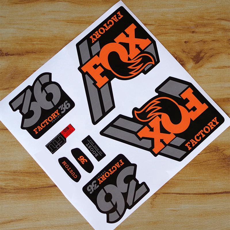 Vinyl 3M Stickers2018 Fox36 Mountain Bike Fork Stickers MTB Speed Down