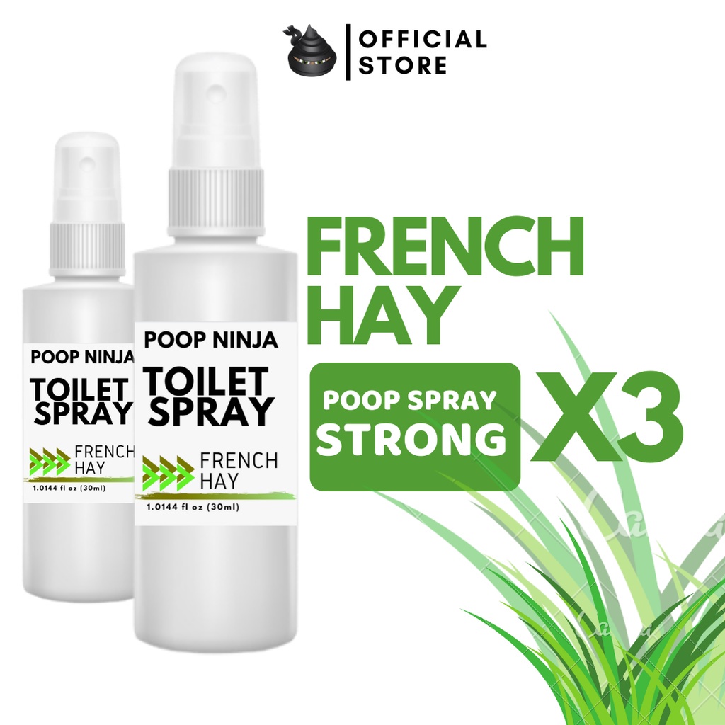 FRENCH HAY Poop Spray Odor Buster Poop Ninja Poo Spray Toilet
