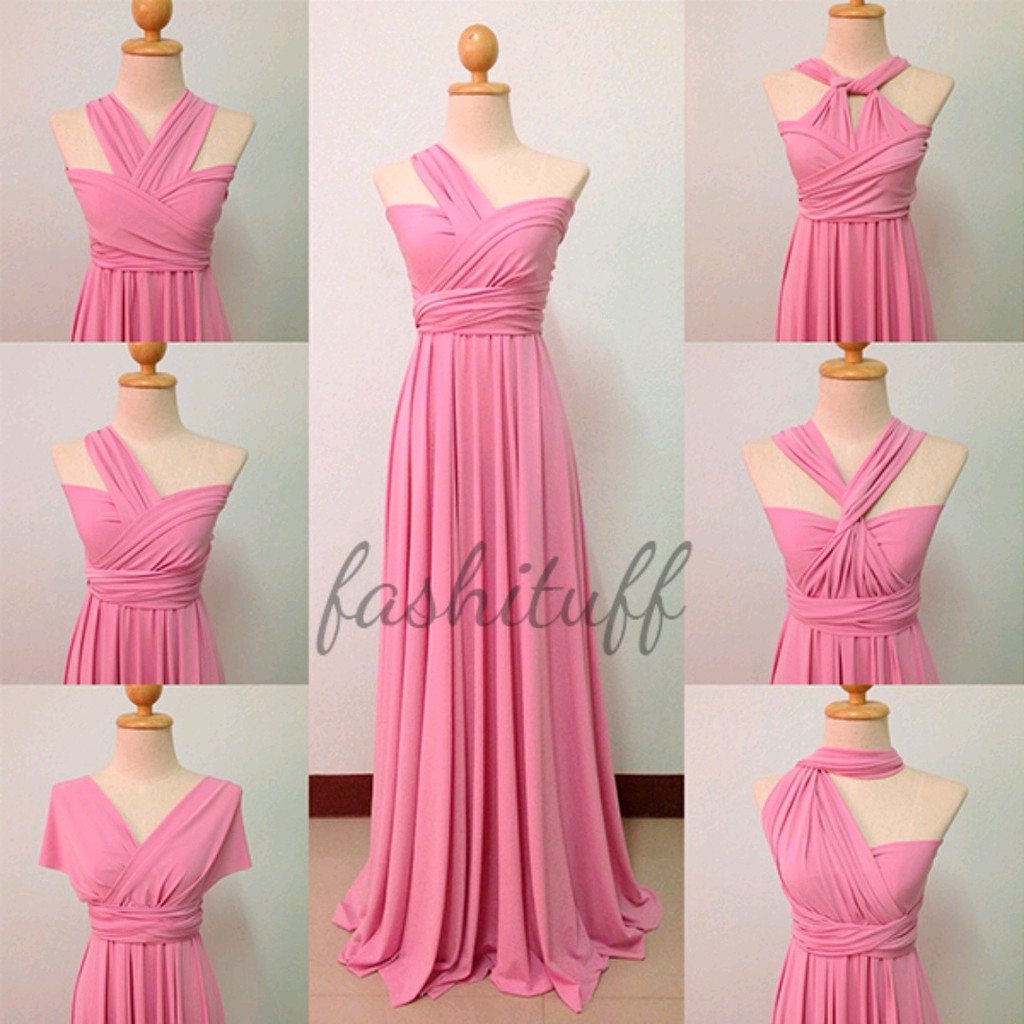 Infinity Maxi DressBLUSH PINK WITH TUBE Shopee Philippines