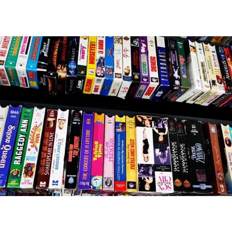 Assorted VHS Tapes Original VHS Tapes Vintage VHS Tapee Action VHS