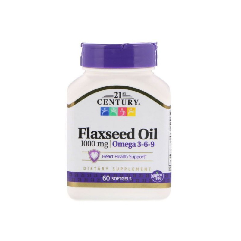 TRIPLE OMEGA 3,6,9 FLAXSEED OIL 1000MG 60 SOFTGELS 68yr Shopee