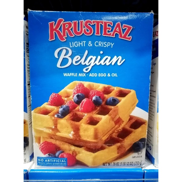 Krusteaz Light & Crispy Belgian Waffle Mix 793g Shopee Philippines