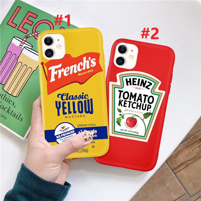 French's Yellow Mustard Tomato Ketchup Pattern Case IPhone 11 11Pro