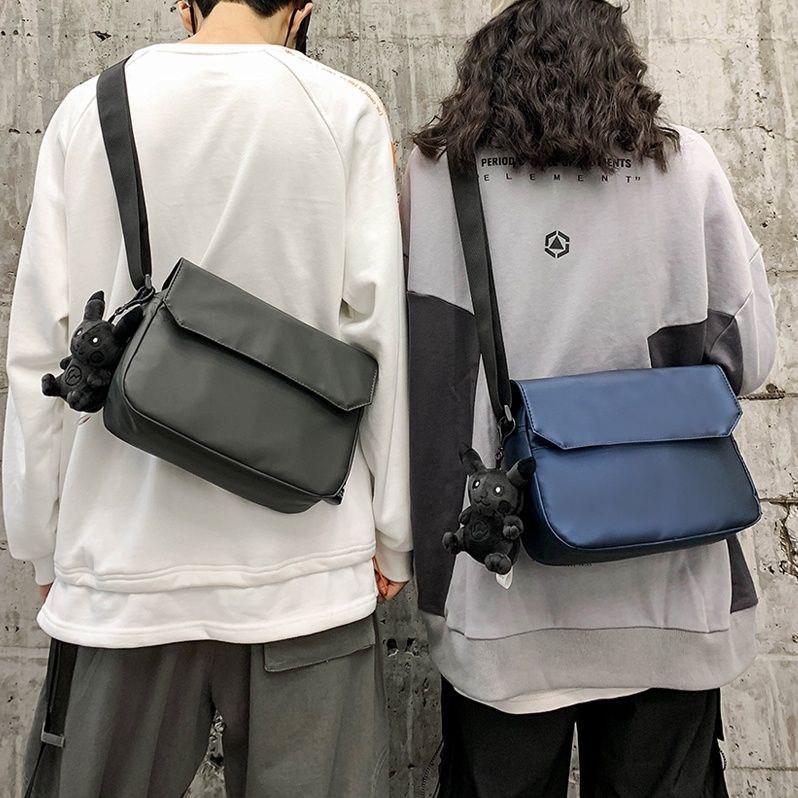 Dark Japanese Style Small Shoulder Bag Retro Men's Casual Fashion Brand
