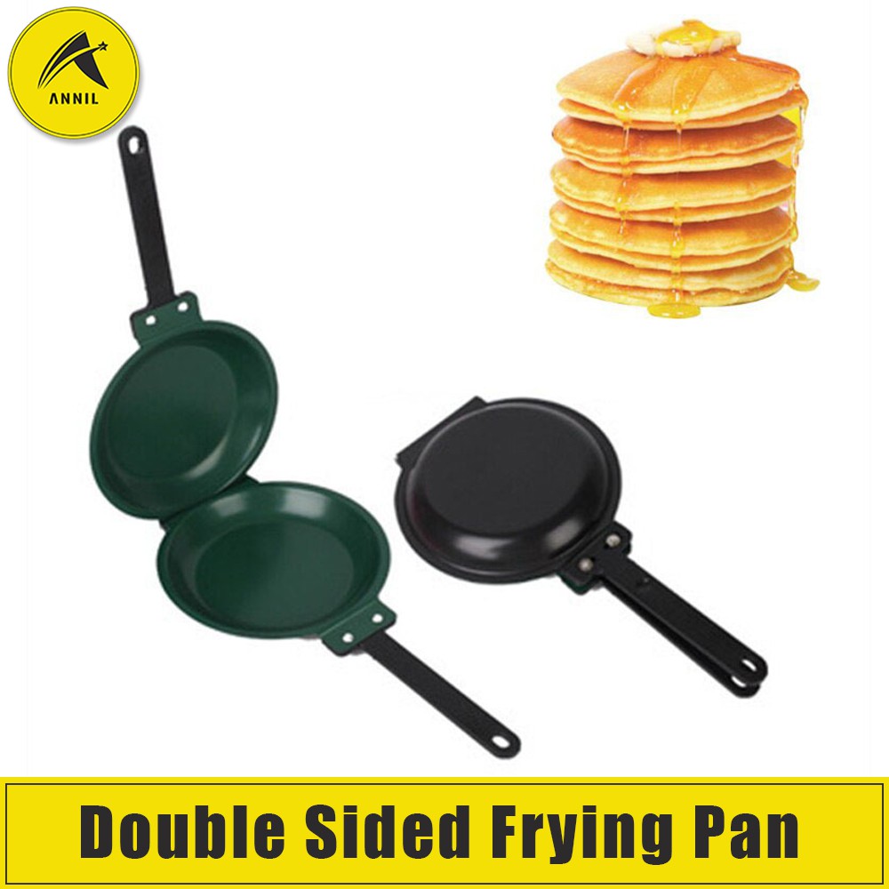Annil Double Sided Frying Pan Non Stick Folding Omelette Pan 20 By 20