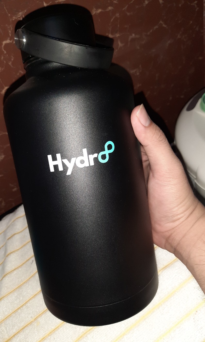 Hydr8 64 oz. (1892 ml) Wide Mouth Insulated Stainless Steel Water