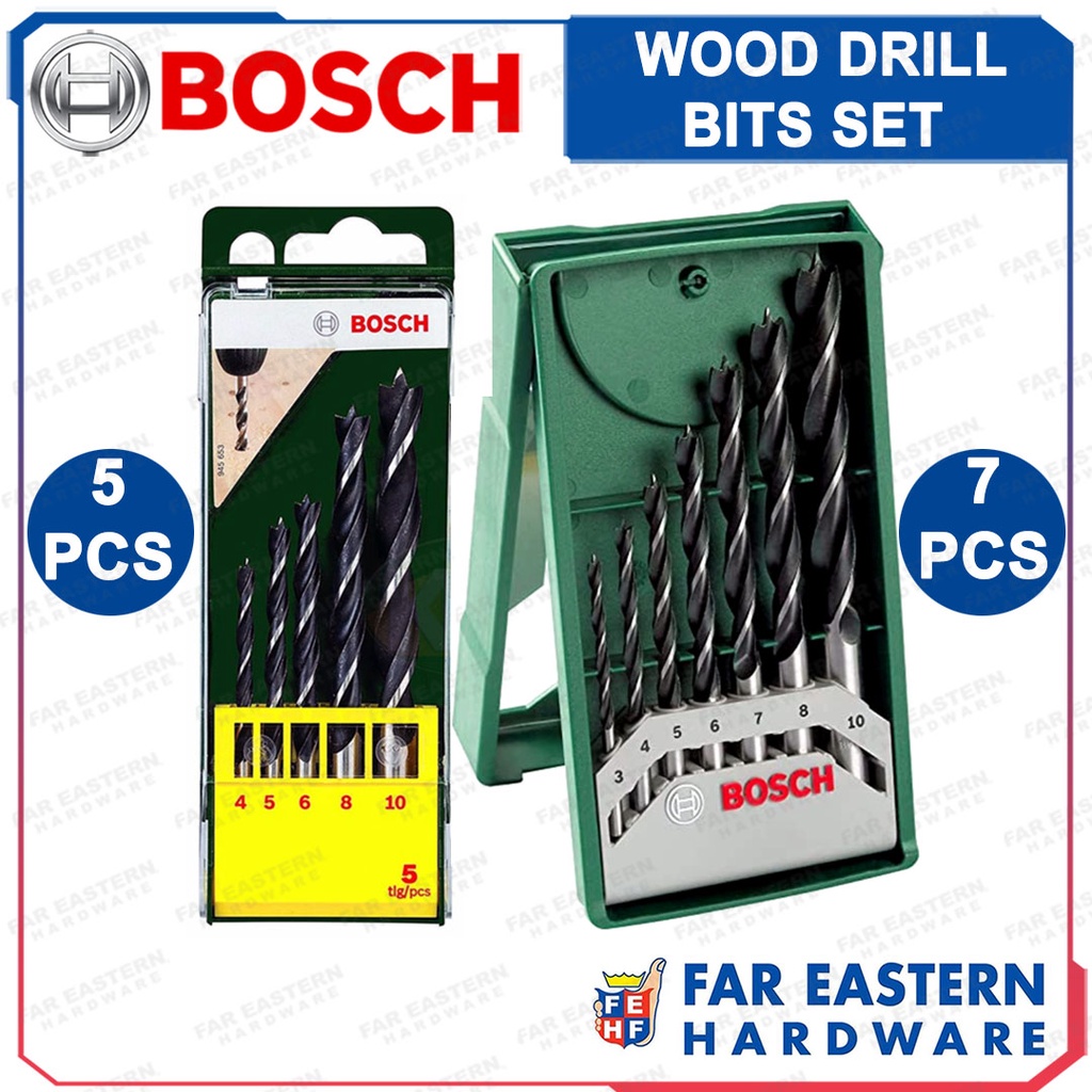 BOSCH Drill Bit Set for Wood RBAC Shopee Philippines