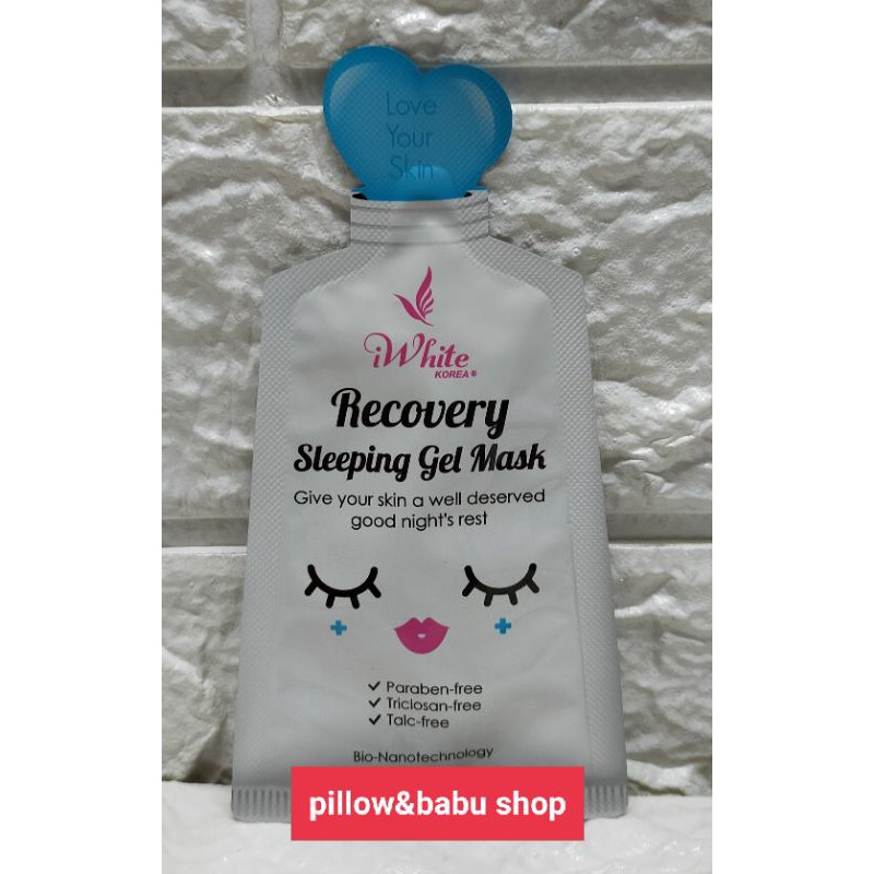 Iwhite Korea Recovery Sleeping Gel Mask 6ml Shopee Philippines