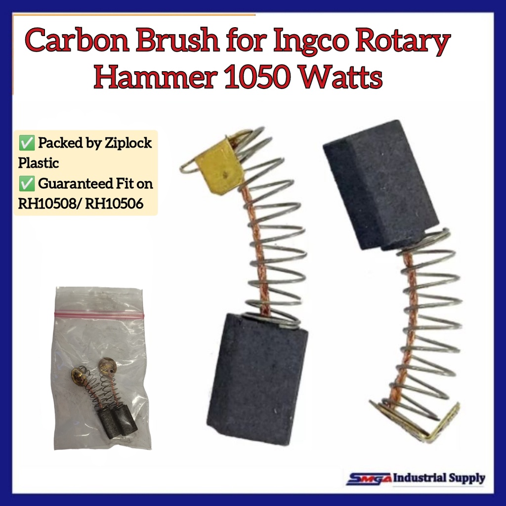 Carbon Brush for Ingco Rotary Hammer RH10508/RH10506 Shopee Philippines