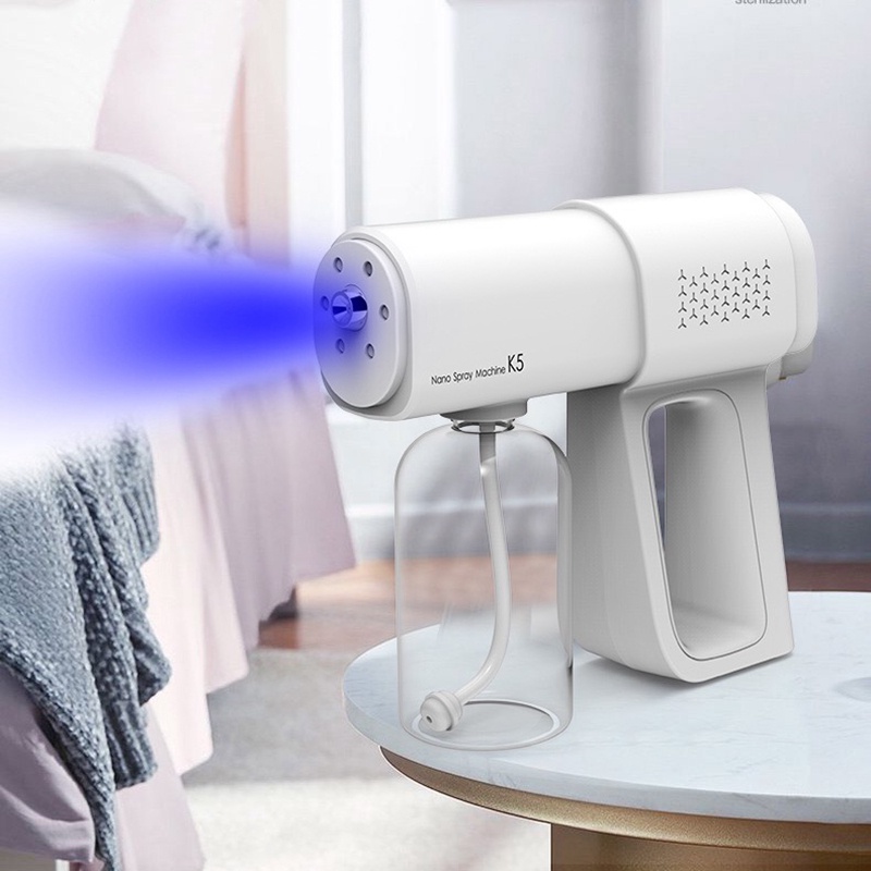 Nano Disinfectant Spray UV Gun With UV Light Alcohol Spray Disinfection