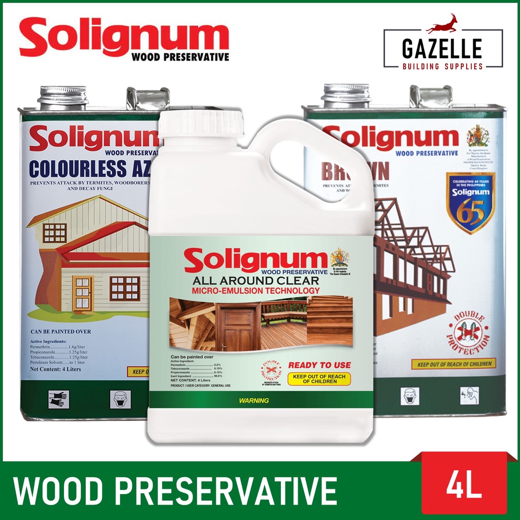 Solignum Wood Preservative All Around Clear Low Odor / Colorless AZ