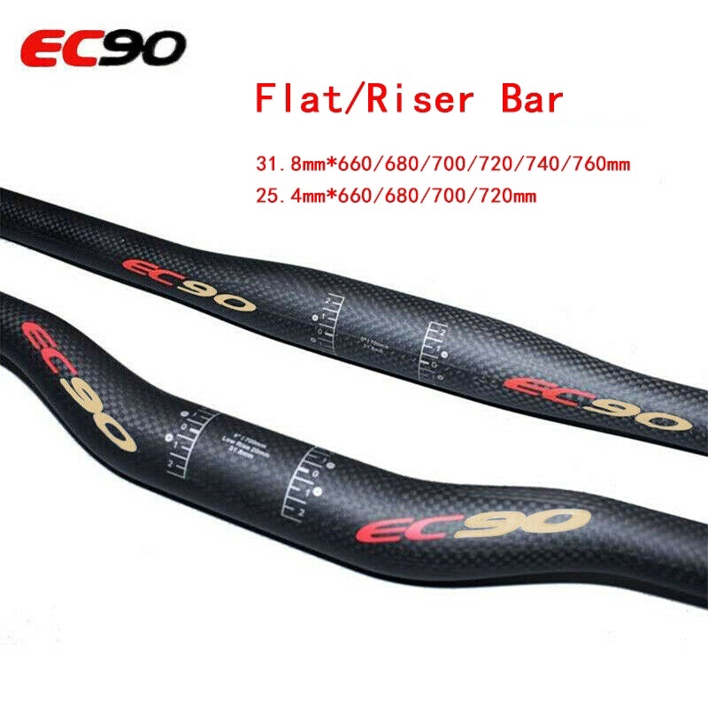 EC90 MTB Handlebar Carbon Fiber Mountain Bike Flat Handlebar Road