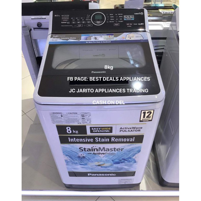 PANASONIC 8KILO FULLY AUTOMATIC WASHING MACHINE Shopee Philippines