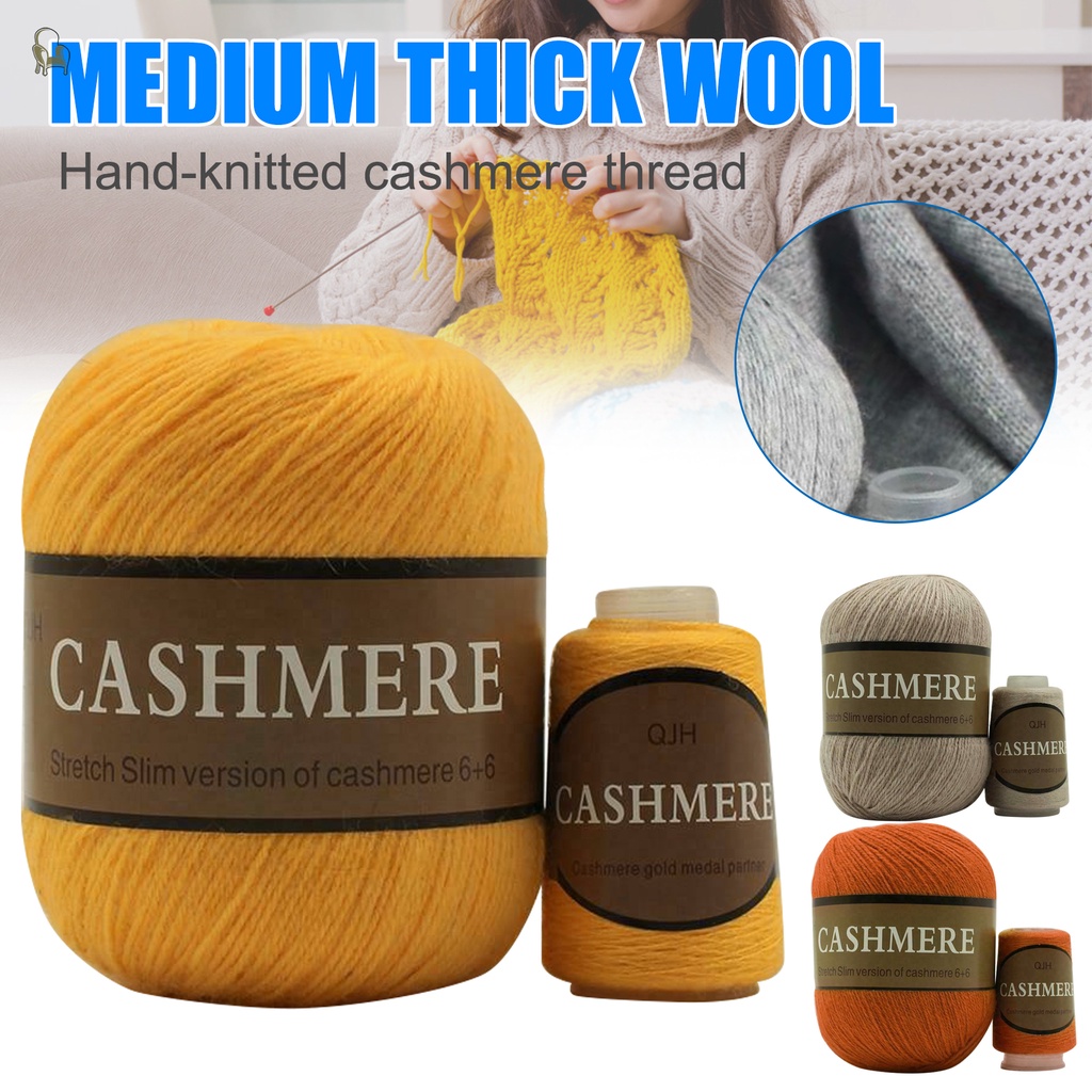 Mongolian Cashmere Yarns Kit For Handknitted Crafts Ball Scarf Wool