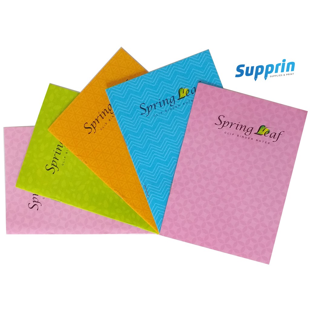 Notebook Filler, 5 " x 7", Spring Leaf, 5 pcs per pack, One (1) pack