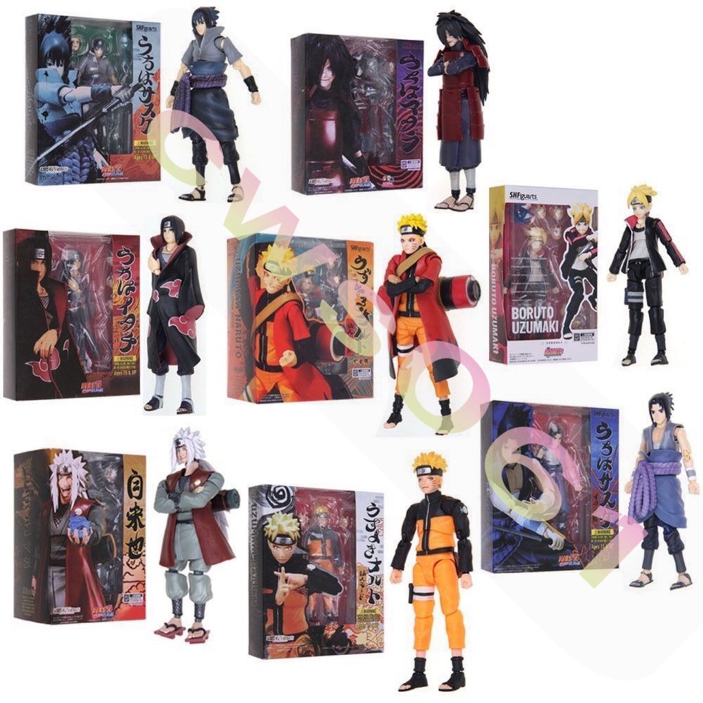NARUTO SHF Ninja Action Figure Movable Hatake Kakashi Itachi Uchiha