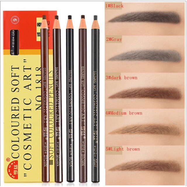 Waterproof COLOURED SOFT COSMETIC ART NO.1818 Eyebrow Brow Definer