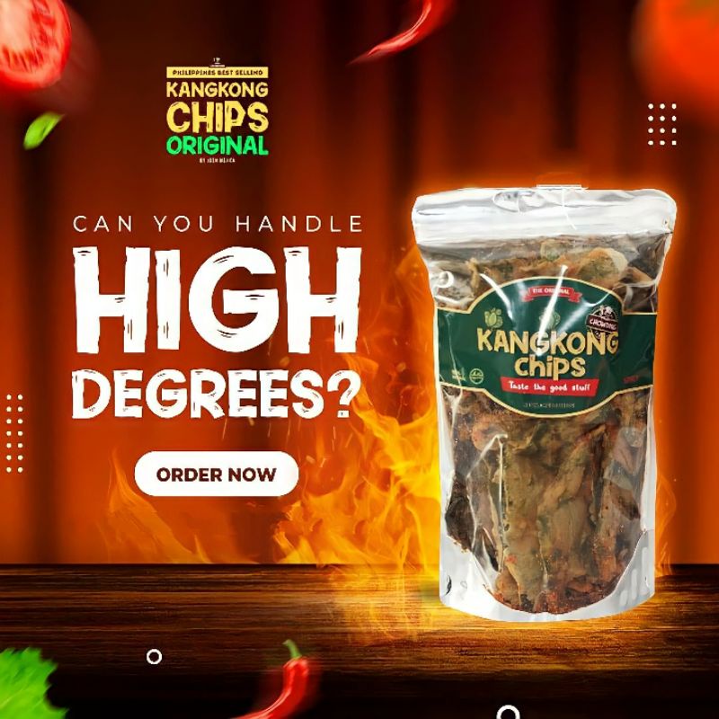 Kangkong Chips Original by Josh Mojica 120G (Featured on KMJS, Eat