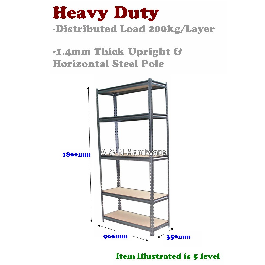 Boltless Rack / Racking 2 in 1 / 4 level & 5 level Shopee Philippines