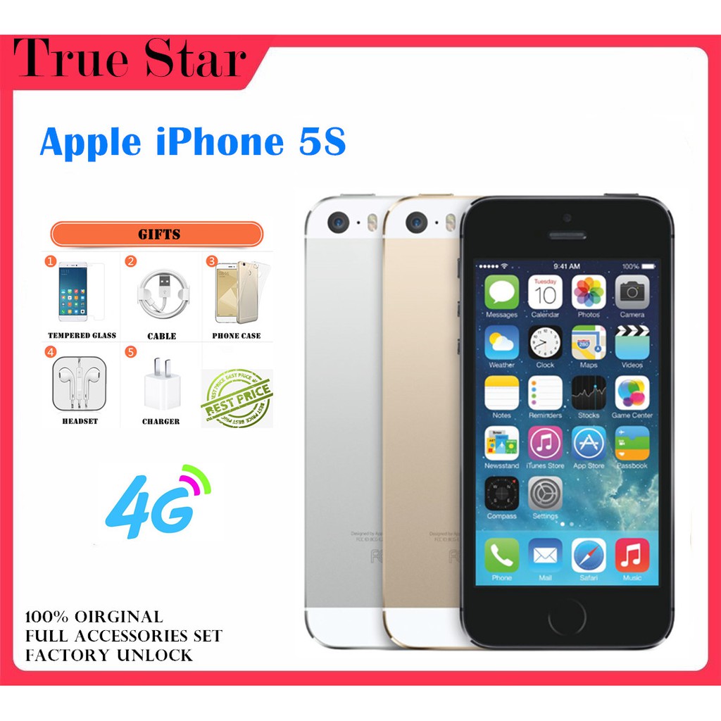 Apple iPhone 5s Original Full Accessories Cellphone 95
