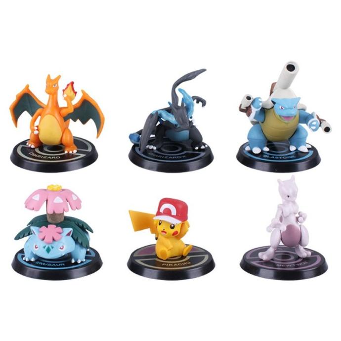 Pokemon Figures Charizard Blastoise Mewtwo ZEC Figures Set Shopee