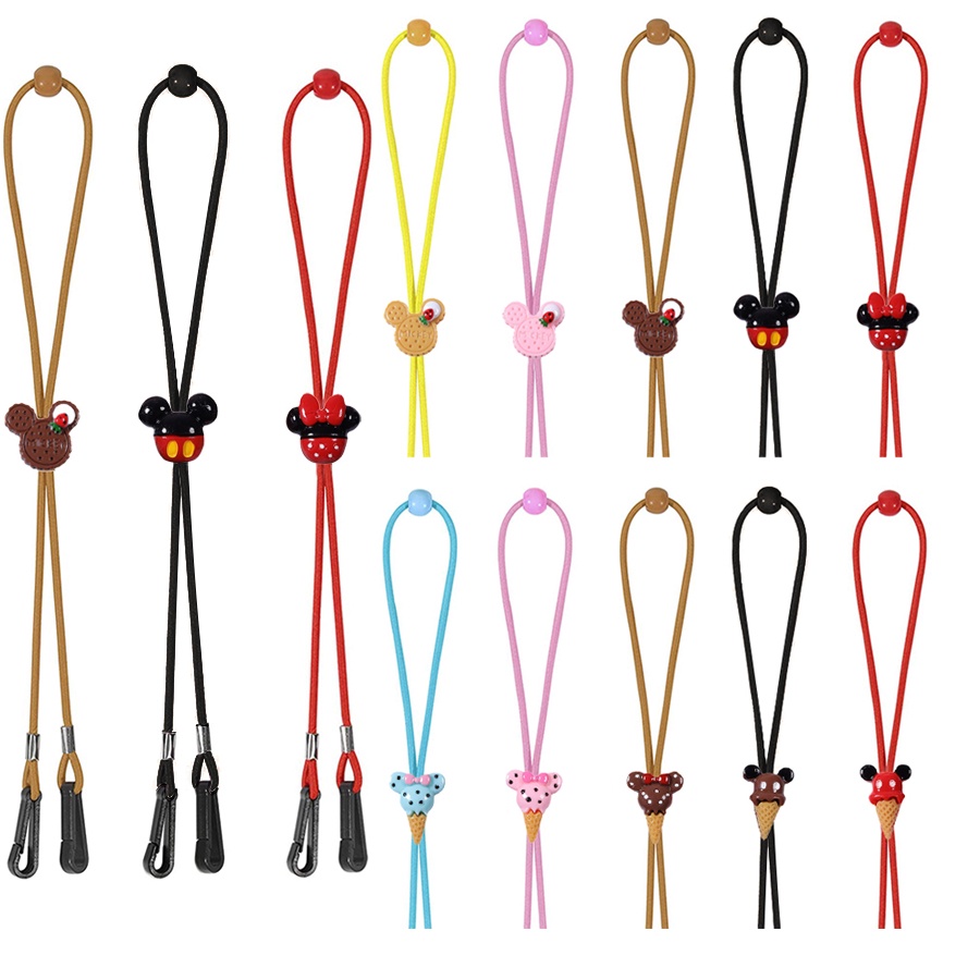 2 IN 1 Adjustable Hijab Mask Lanyard Hanging Rope for Kids Face Mask