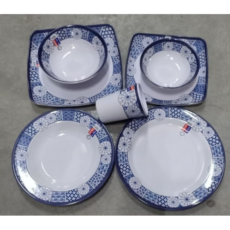 Starter Set Melaware Dining Set (Plates, Soup Bowls and Tumbler