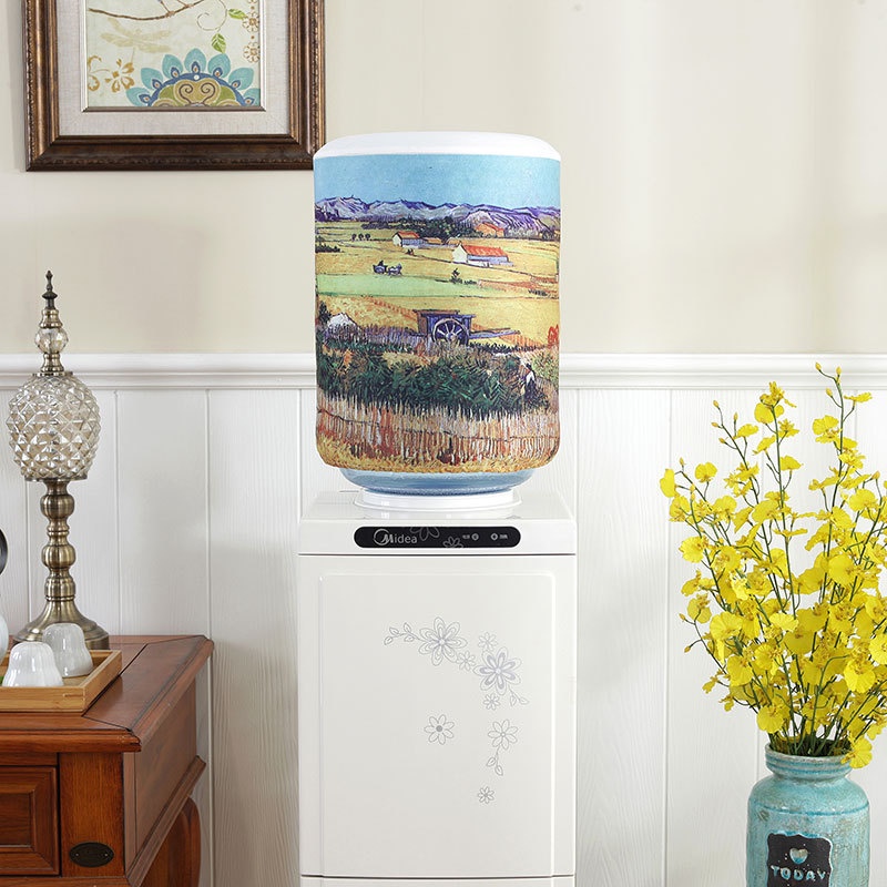 Water dispenser bucket cover for 5 gallon water bottles, Fabric Bucket Decor, Reusable water