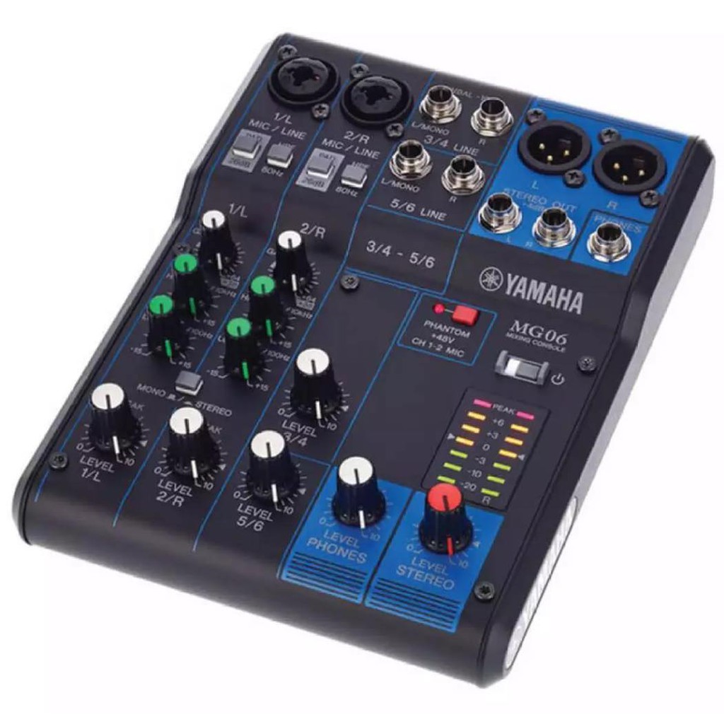 Yamaha MG06X 6 Channel Stereo Mixer Professional Mixing