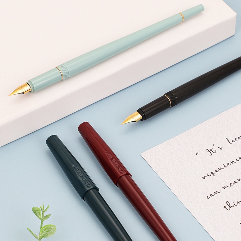 PenLab Jinhao 1001 Retro Fountain Pen Art Series Silver Gold Extra Fine