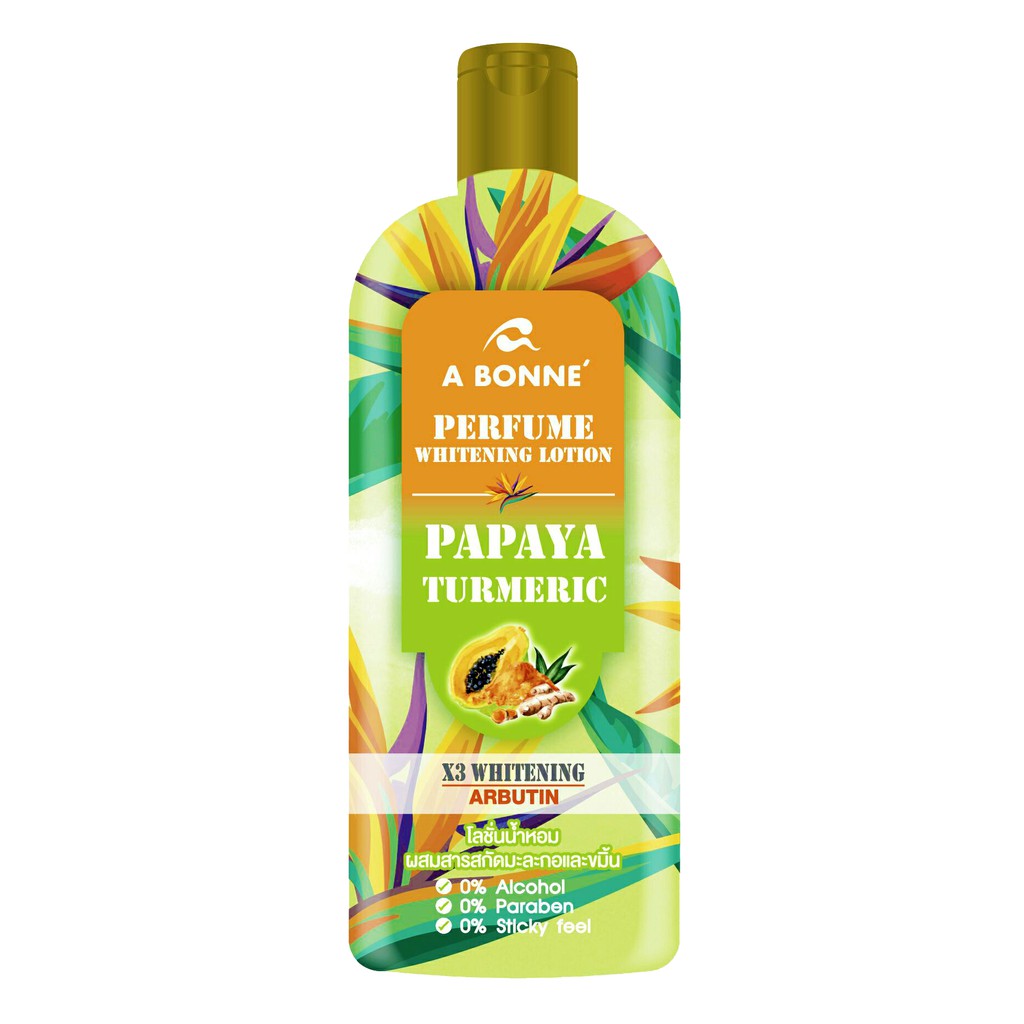 Abonne ( A121 ) Perfume Whitening Lotion 300ML Papaya & Turmeric
