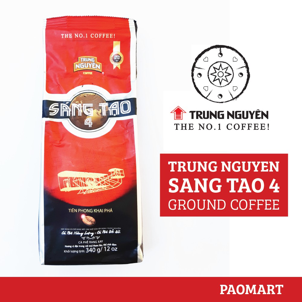 Trung Nguyen Creative Sang Tao 4 Ground Coffee Vietnam 340g Shopee