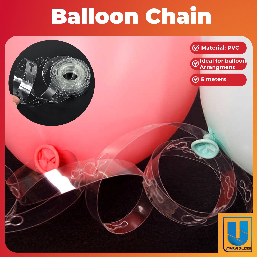 5 meters Balloon Chain happy birthday foil Balloons Chain party