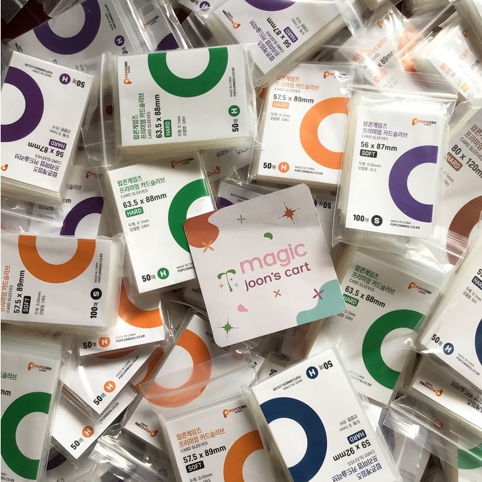 POPCORN GAMES PREMIUM CARD SLEEVES (Photocards, Postcards Protector