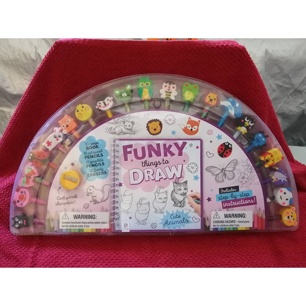 Funky Things to Draw (unused / school supplies) Shopee Philippines
