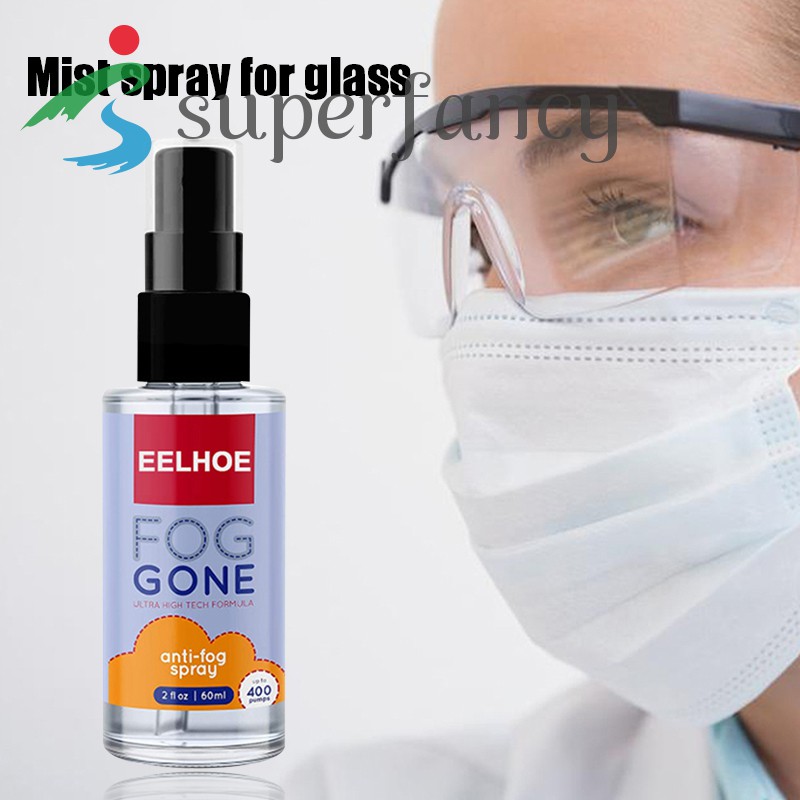 Glass Coating Spray AntiFog Spray Prevents Fogging of Glass or Plastic