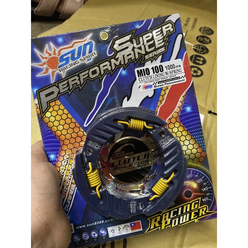 Sun racing clutch lining mio sporty with 1000 rpm spring Shopee