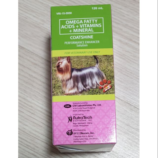 Coat Shine Multivitamin Syrup for Your Pet's Coat Shopee Philippines
