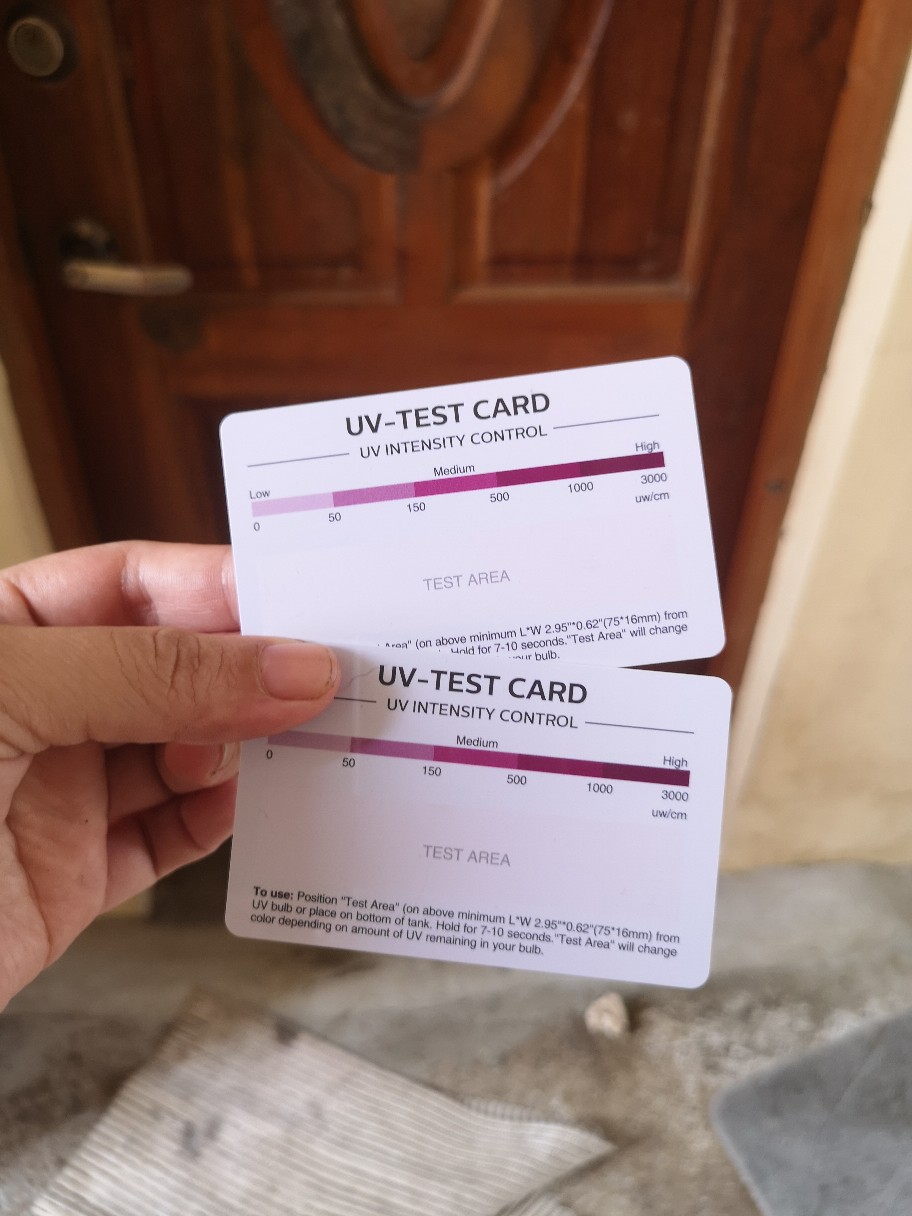 Ultraviolet Uv Test Card UVC/Blue Light Test/polarized Light/light Test