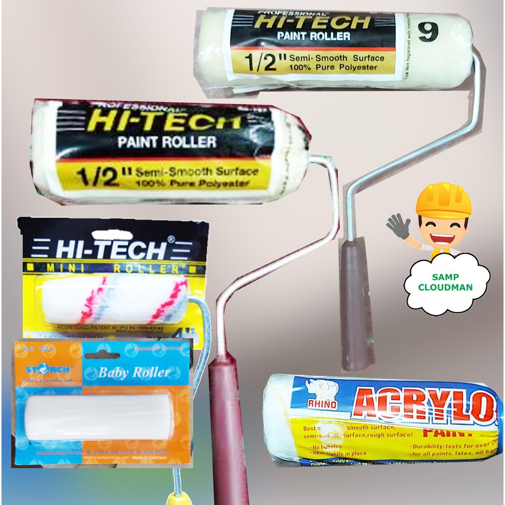 HiTech/StorchPaint Roller 4" 7"or 9" with Handle / or Filler only