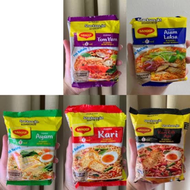 (PIECE) Maggi Tom Yam/Maggi Asam Laksa/ Maggi Ayam/ Maggi