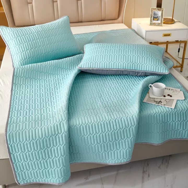 Natural latex mattress Latex Bed sheet Mat Ice Silk Air Conditioning