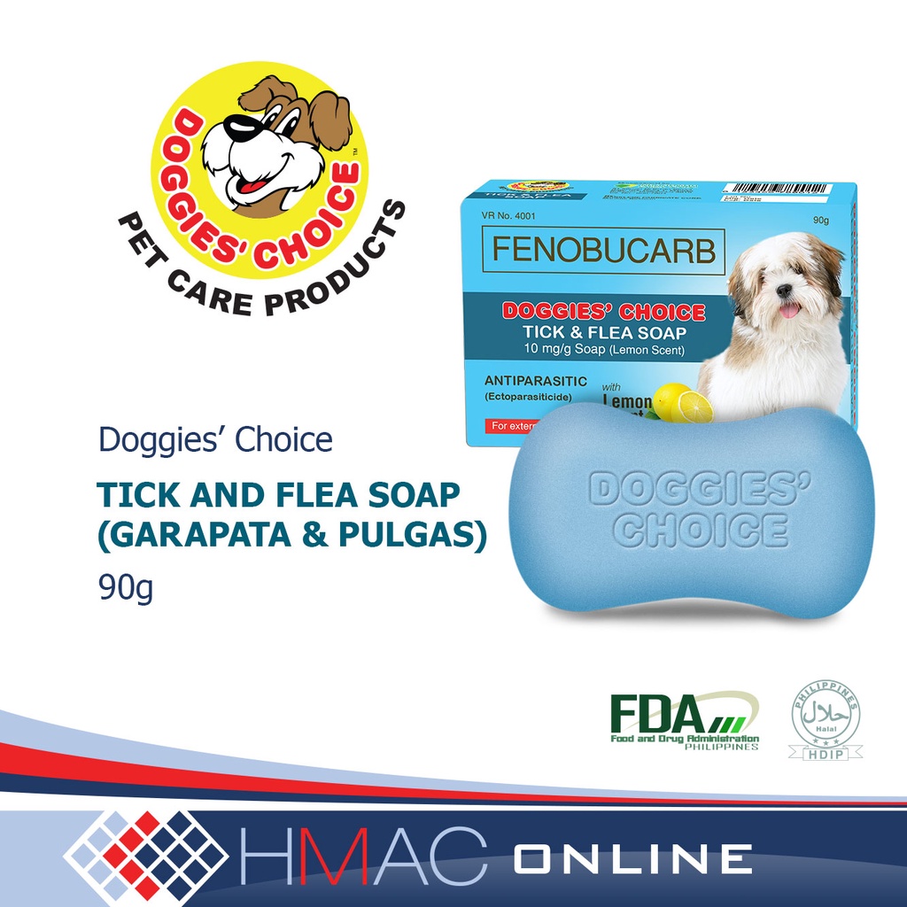 Doggies' Choice Tick & Flea Medicated Soap 90g Shopee Philippines