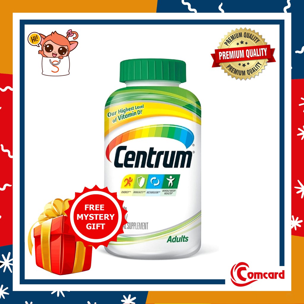 ☑️ On Hand! Centrum Adults Multivitamin Costco USA 60(CSR)/ 200(UAR