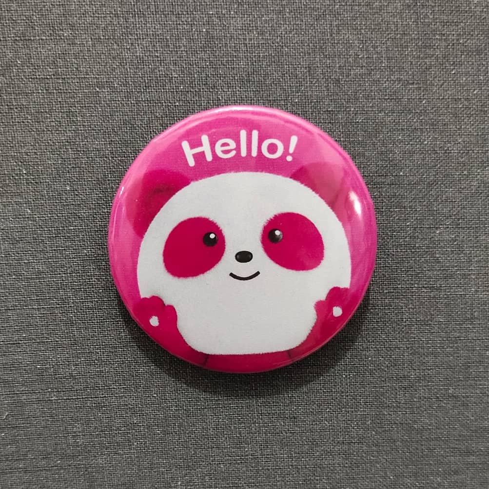 Foodpanda PauPau Button Pin Cute Shopee Philippines