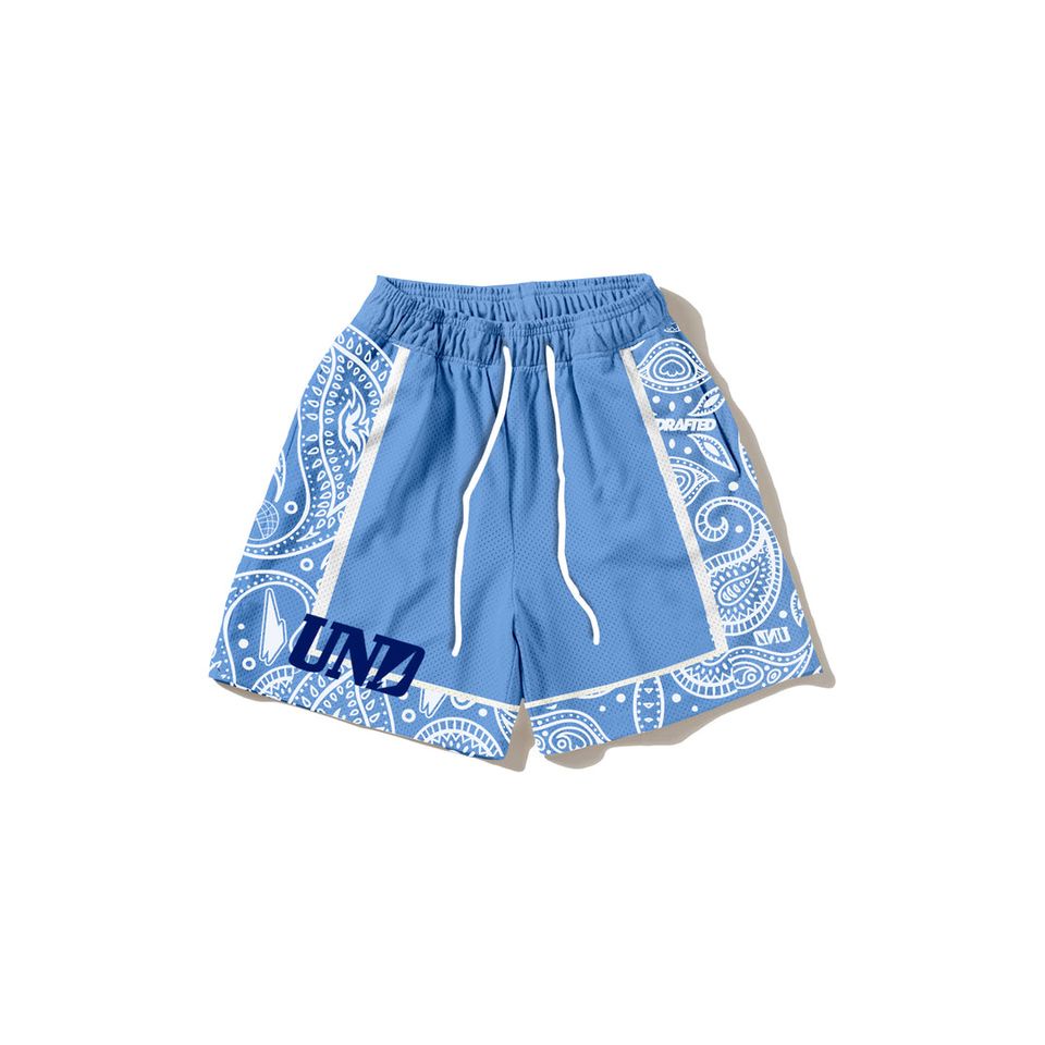 UNDRAFTED BANDANA V3 MESH SHORT (SKY BLUE) Shopee Philippines
