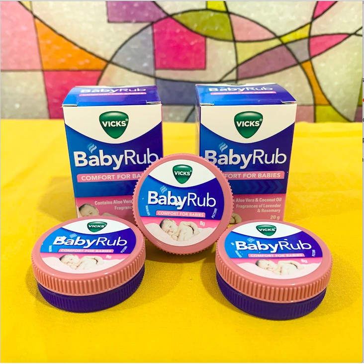 Vicks Baby Rub (8g/20g) Shopee Philippines