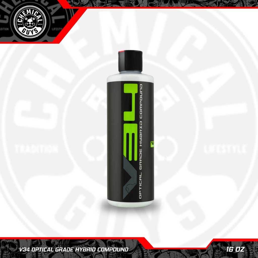 Chemical Guys V34 Optical Grade Hybrid Compound (16 Fl. Oz.) Shopee